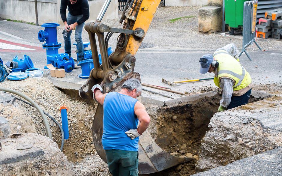 assainissement canalisation Luzarches